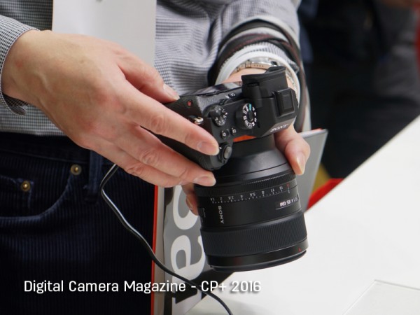 Visitors hands-on the 85mm