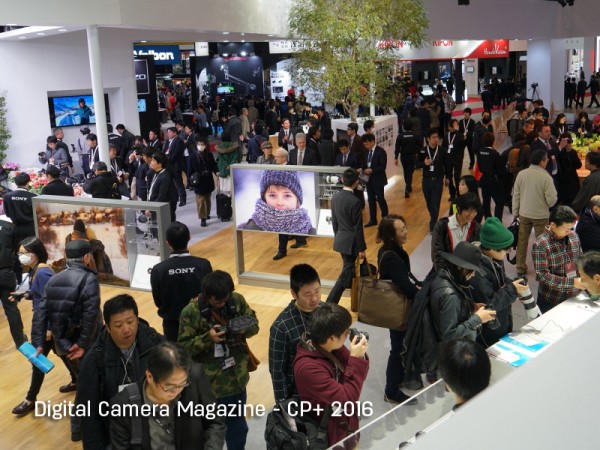 Visitors at Sony Booth