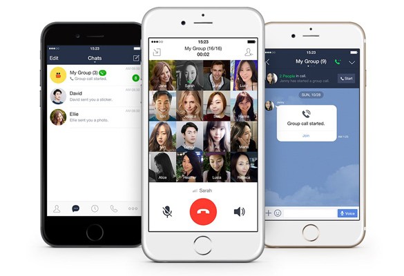 LINE introduces New Group Voice Call Feature