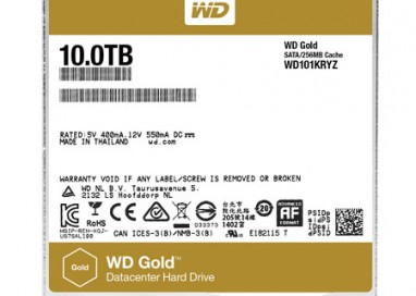 Western Digital increases WD Gold Hard Drives capacity by 25 percent