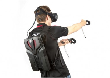 MSI VR One, the Lightest Futuristic VR Backpack debut in TGS 2016