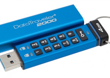 Kingston adds Lower 4GB and 8GB Capacities to DataTraveler 2000 Encrypted USB with Alphanumeric Keypad Access