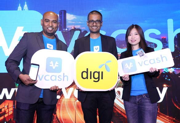 Digi launches vcash e-Wallet that works with any bank, smartphone or telco