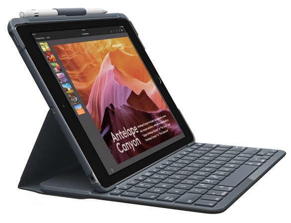 New Logitech SLIM FOLIO Gives iPad Laptop-like Typing with One Click