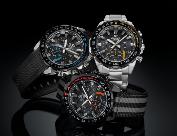 Casio has released Solar-Powered Chronograph EDIFICE Watch with Countdown Bezel