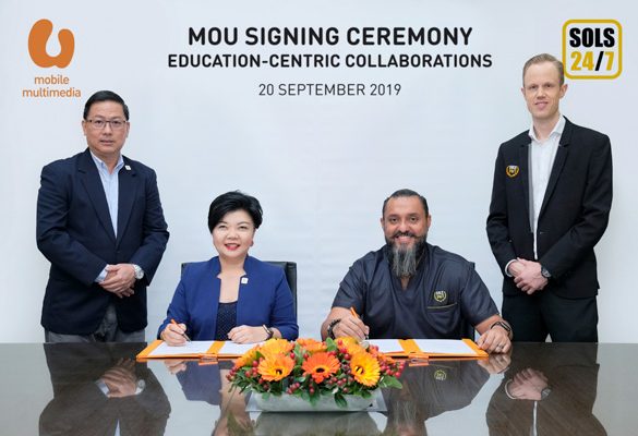 U Mobile Multimedia and SOLS 24/7 Sign MOU to explore Education-Centric Collaborations