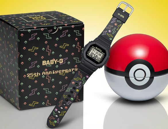 A Collaboration featuring Pikachu Pokédex No.025 to celebrate BABY-G’s 25th Anniversary!