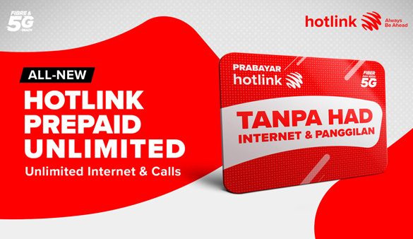 Hotlink Prepaid now with truly unlimited Internet and Calls