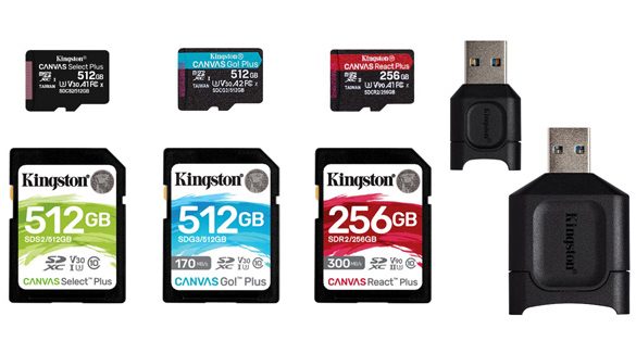 Kingston announces Refresh of ‘Canvas’ Card Series and ‘MobileLite Plus’ Readers