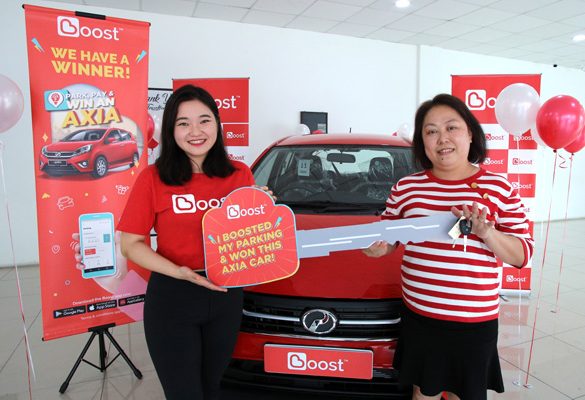 Boost delivers A Brand New Perodua Axia to ‘Street Parking Campaign’ Winner