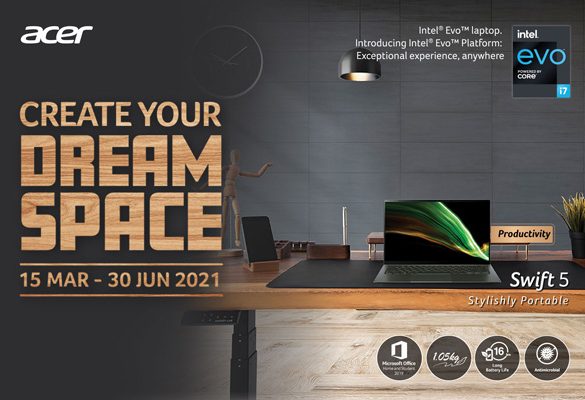 Acer Malaysia announces Refreshed Acer Nitro 5 and #CreateYourDreamSpace Contest