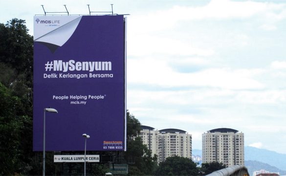 Malaysians surprised by Purple Reminders to Smile