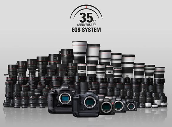 Canon EOS System celebrates 35th Anniversary