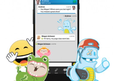 BBM Adds Stickers to Chat