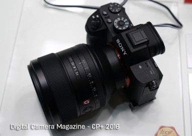 Sony unveiled G Master Lenses and A6300 at CP+ 2016 Yokohama, Japan