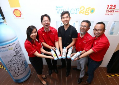 Shell launches Select water2go Bottles designed by artist Cheeming Boey