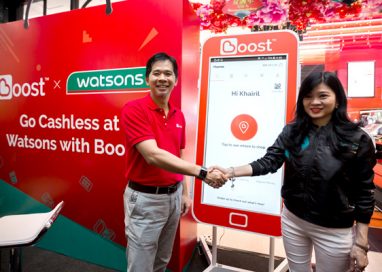 Boost makes shopping at Watsons Stores more rewarding