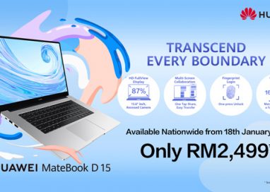 Malaysia is First Overseas Market to introduce HUAWEI MateBook D 15 Laptop with an Irresistible Price of RM2,499