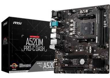 MSI announces AMD A520 Motherboards